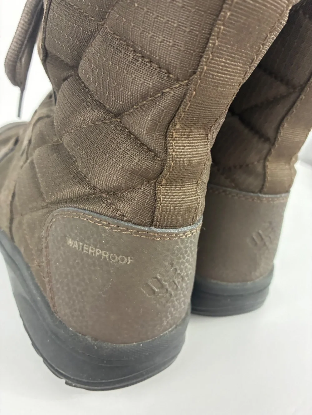 Columbia Ice Maiden II Boots 5.5 Waterproof Snow Rain Brown Lace-up Faux Fur